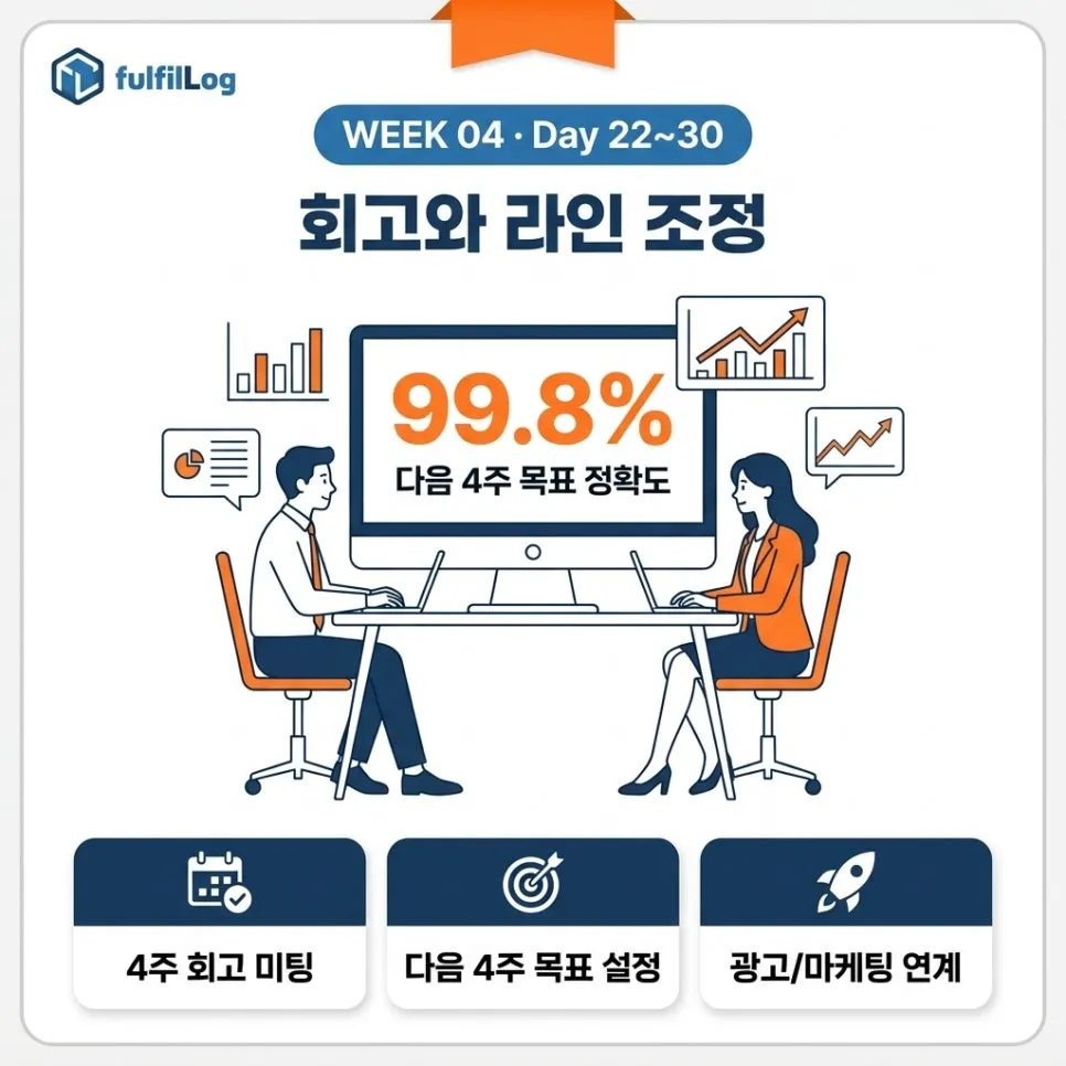 회고와라인 조정 설명 이미지