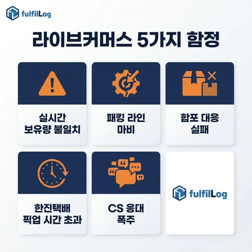 라이브커머스가 만드는 5가지 함정 설명 이미지
