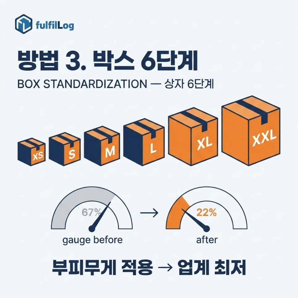 방법 3. 상자 6단계 표준화 설명 이미지