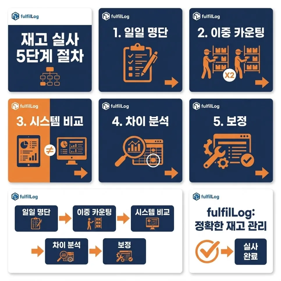 진행 절차 — 5단계 설명 이미지