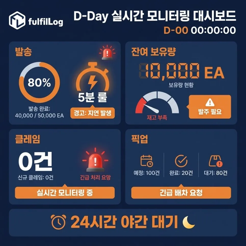 D-Day 체크 — 실시간 운영 설명 이미지
