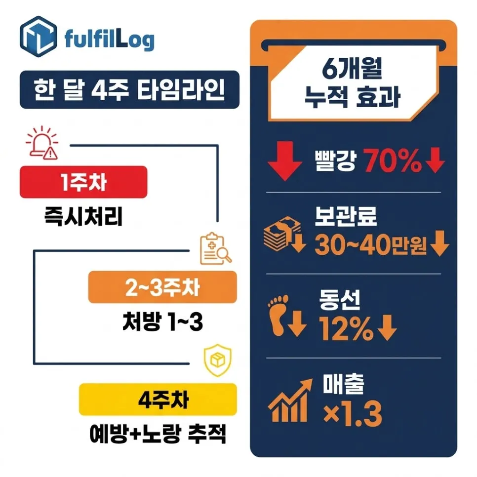 활용 가이드 — 한 달 흐름 설명 이미지