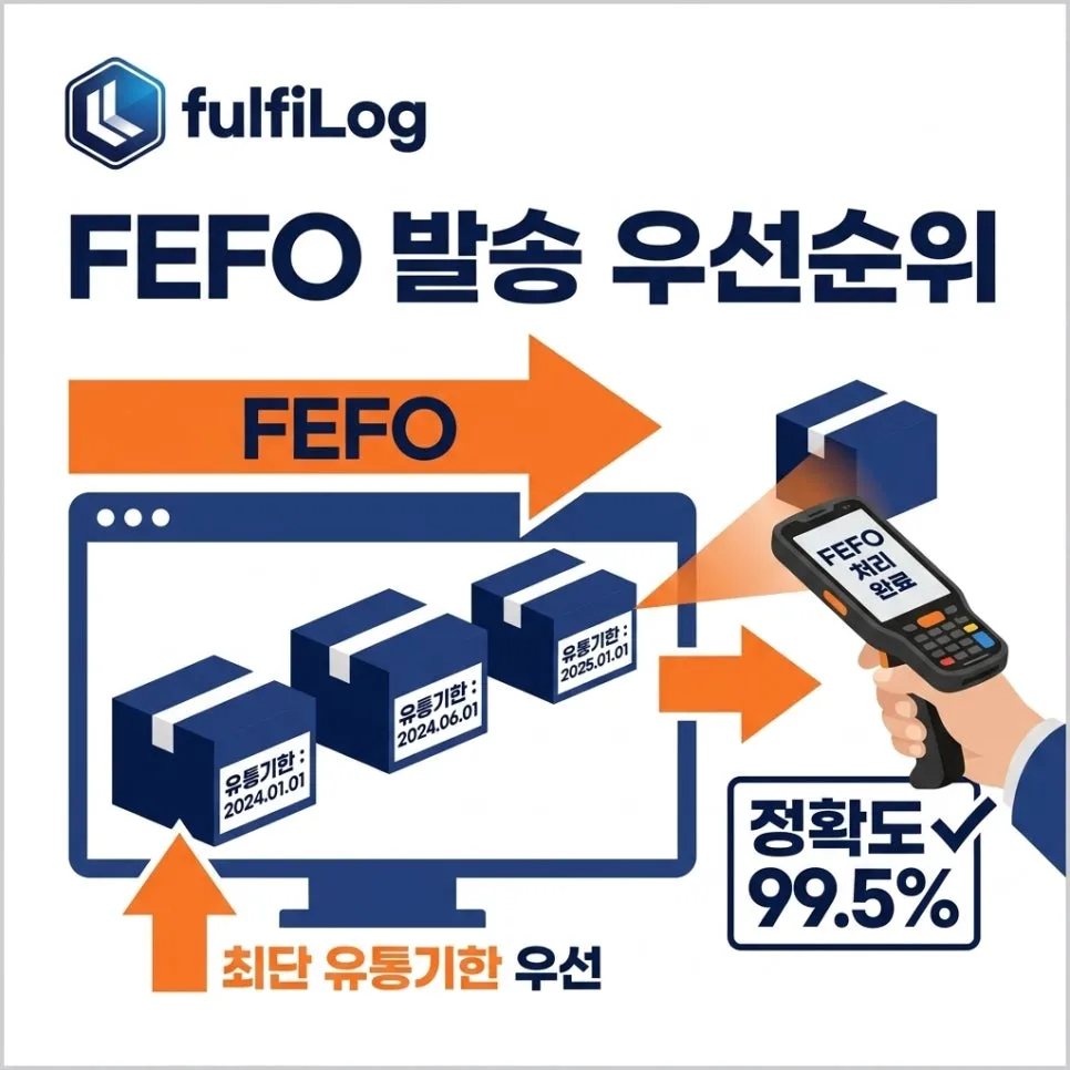 단계 4. FEFO 발송 우선순위 설명 이미지