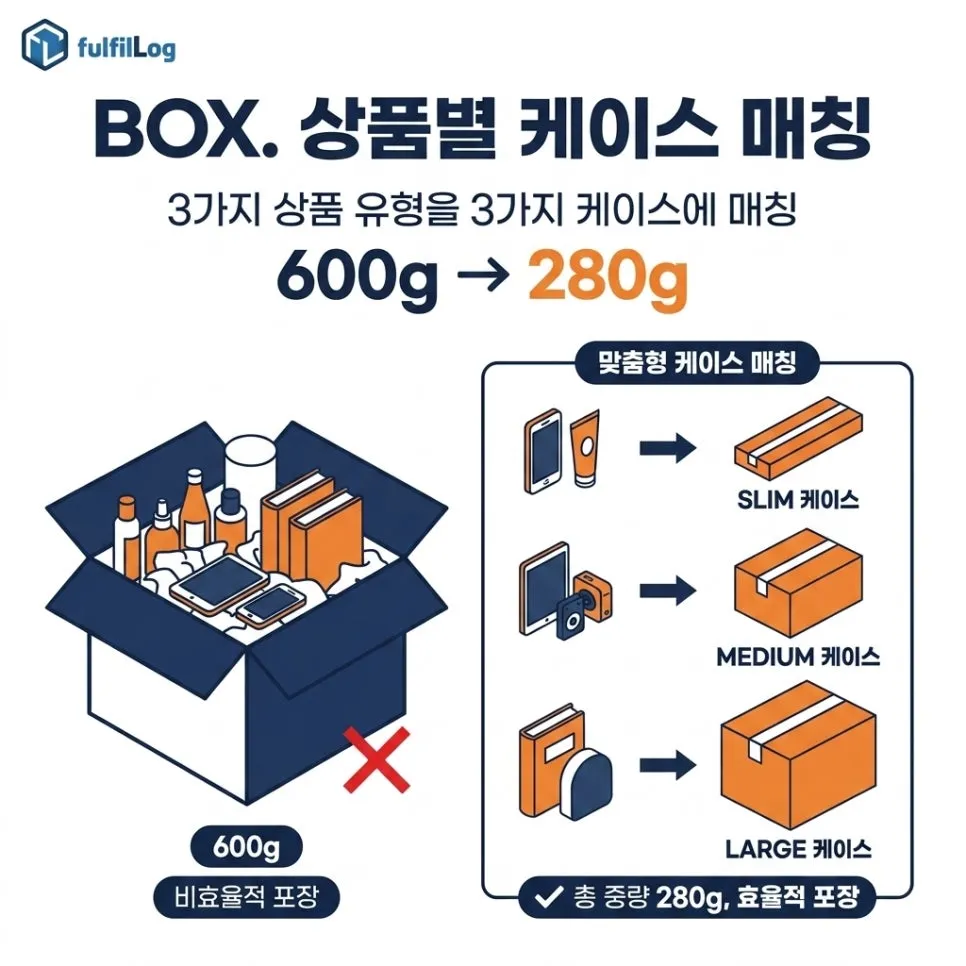 단계 1. 상품별 케이스 매칭 데이터베이스 설명 이미지
