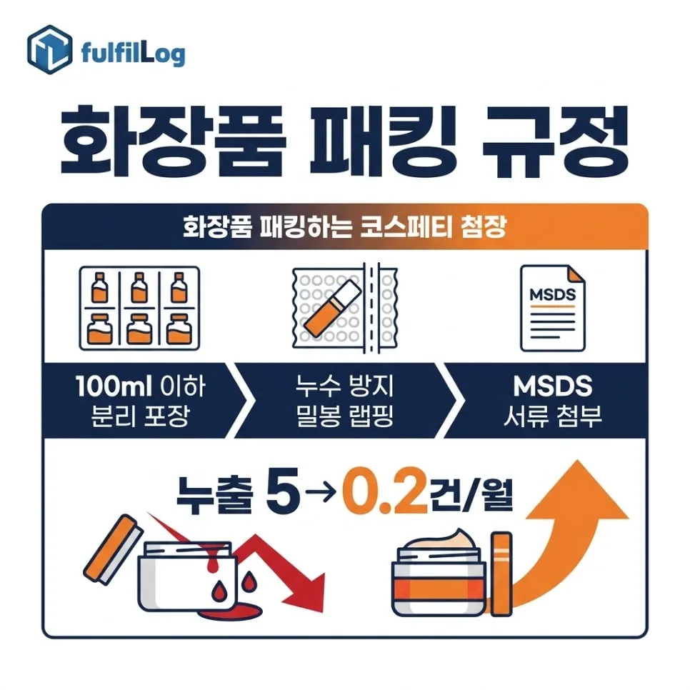 단계 4. 코스메틱 패킹 규정 준수 설명 이미지