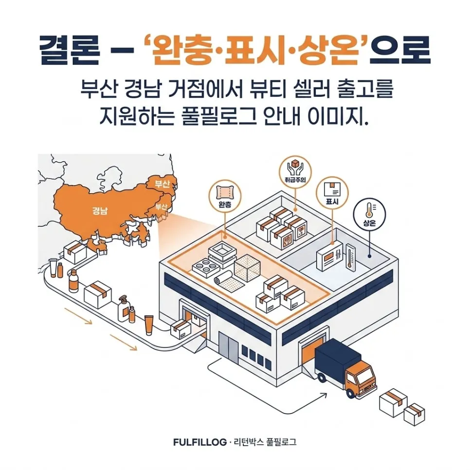 결론 — '완충·표시·상온'으로 판단하세요 설명 이미지