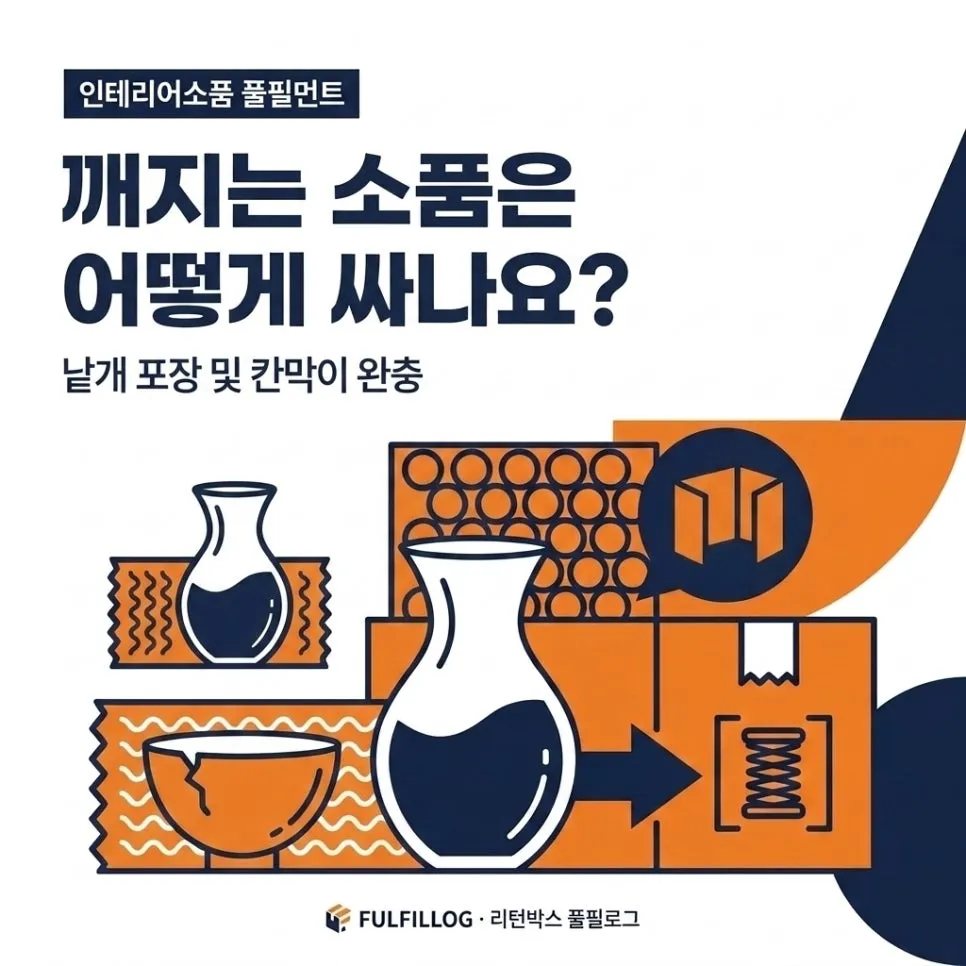 인테리어소품 풀필먼트 파손주의 소품 완충법 (2026) 설명 이미지