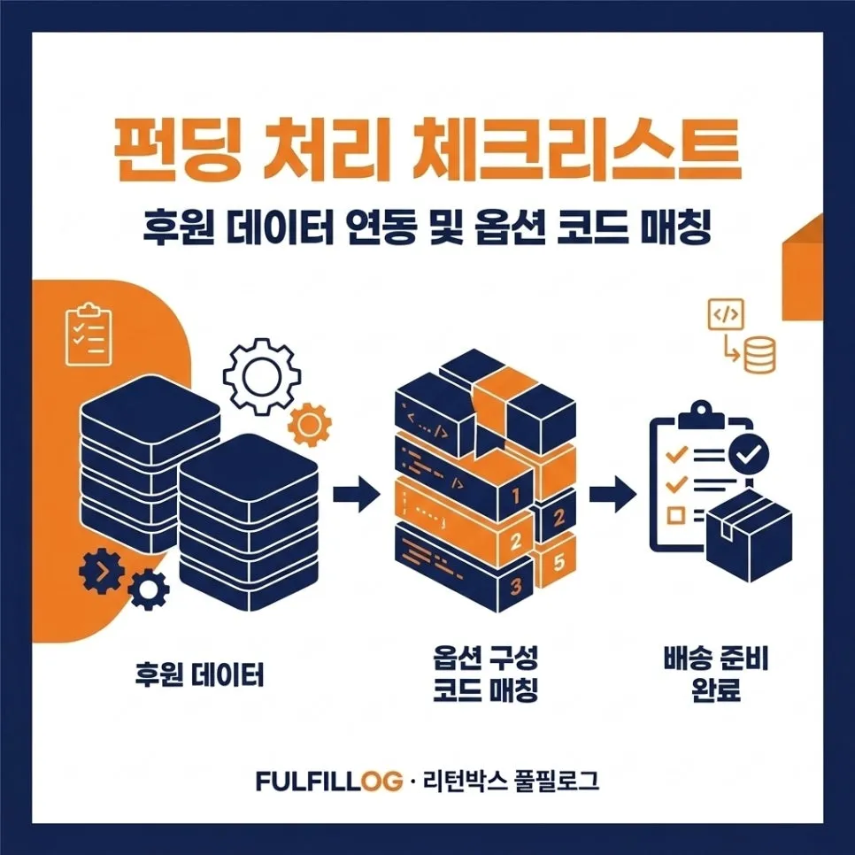 펀딩 처리 체크리스트 설명 이미지